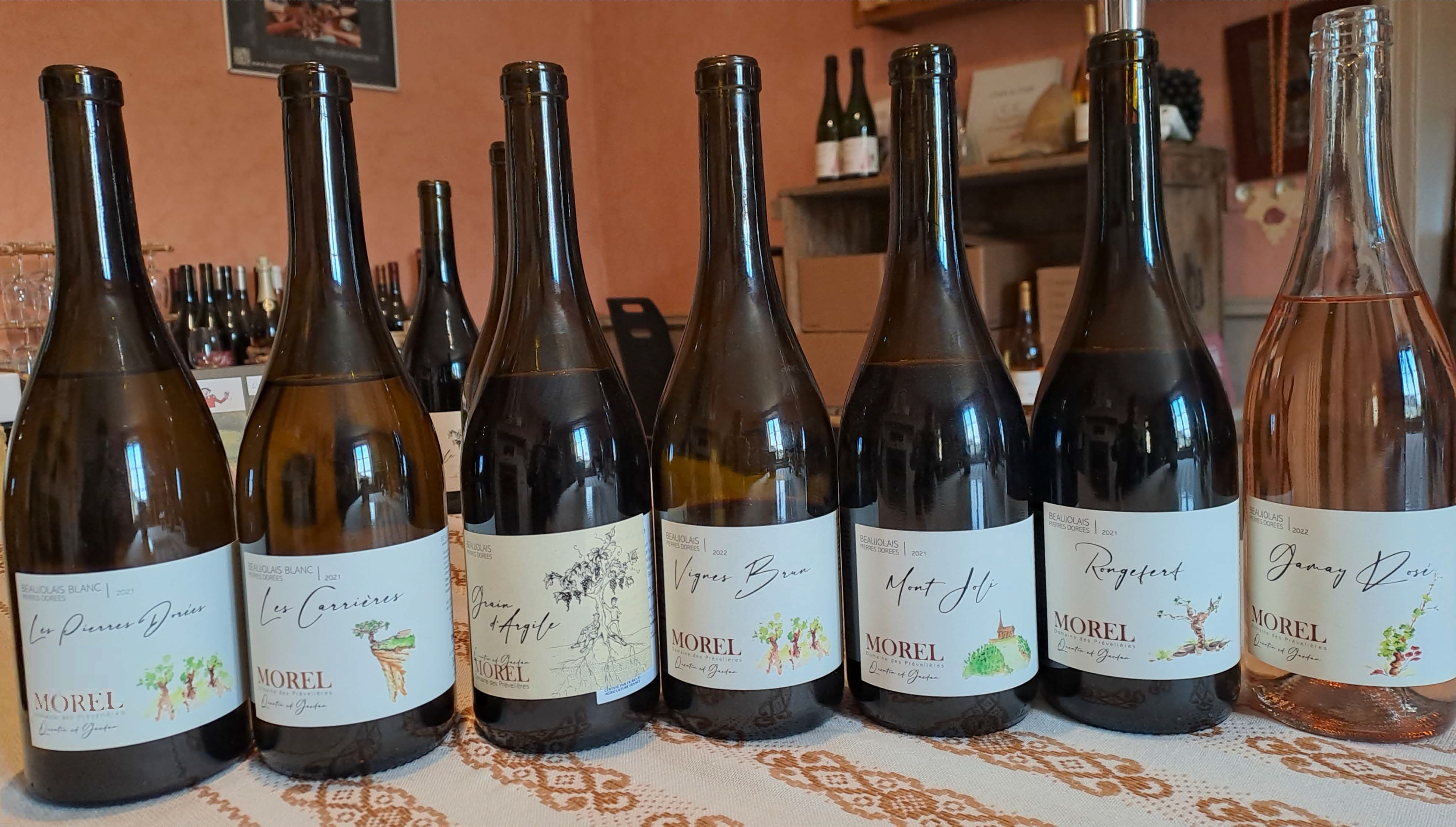 Cuvées du Domaine des Prévelières