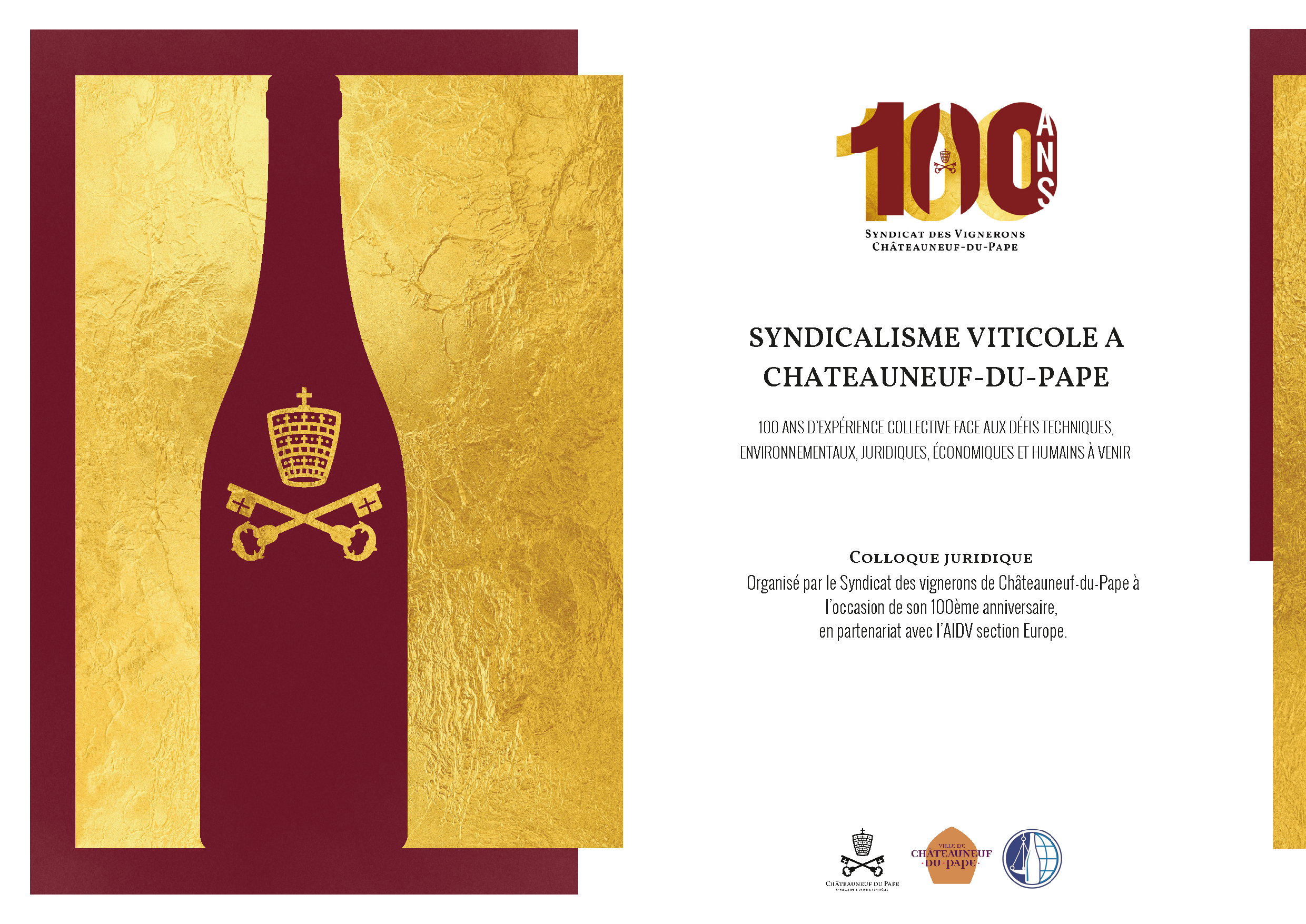 100 ans de syndicalisme viticole de Châteauneuf du Pape