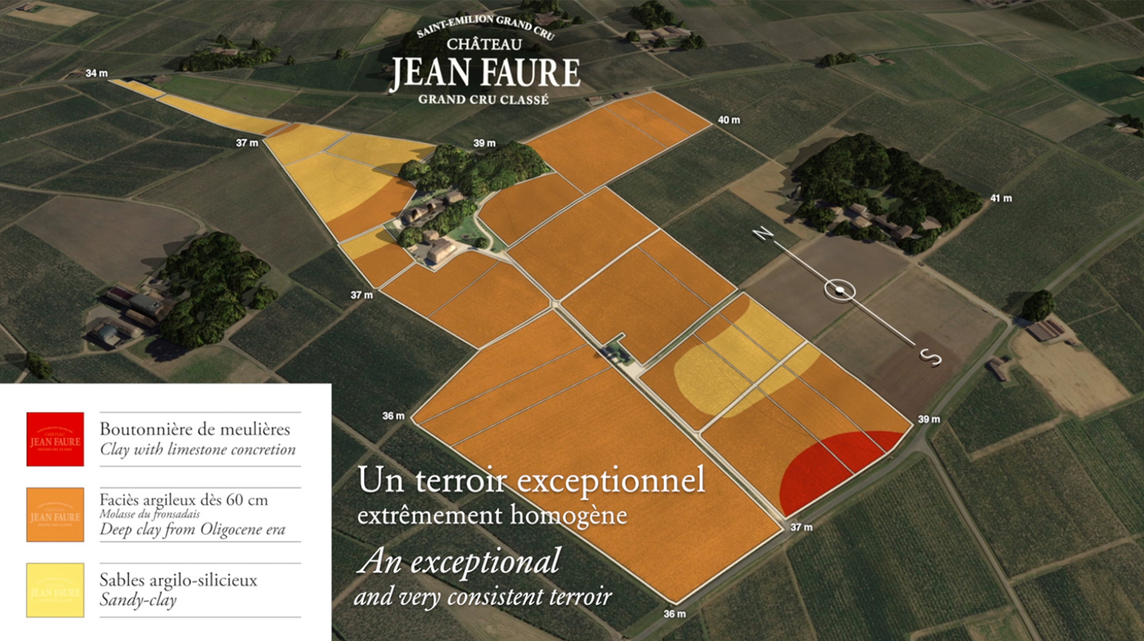Carte géologique de Jean Faure