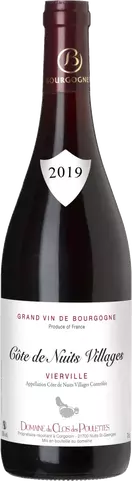 Domaine du Clos des Poulettes - Côte-de-Nuits-Villages - En Vierville
