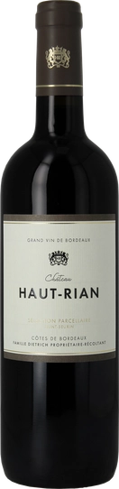 Château Haut-Rian - Cadillac-Côtes-de-Bordeaux - Saint-Seurin - Sélection parcellaire