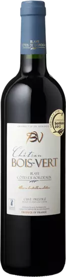 Château Bois Vert - Blaye-Côtes-de-Bordeaux - Cuvée Prestige